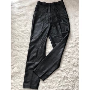 Danier High Waisted Leather Pants